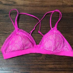 Strappy Hot Pink Victoria’s Secret Bralette!